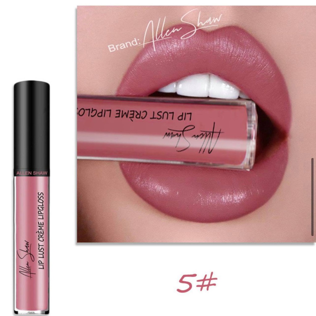 THẾ GIỚI LÔNG MI-ALLEN SHAW SON KEM LIP LUST CREME LIPGLOSS