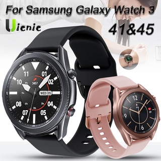 Dây silicon thay thế dành cho đồng hồ thông minh Samsung Galaxy Watch 3 41mm 45mm 20mm 22mm