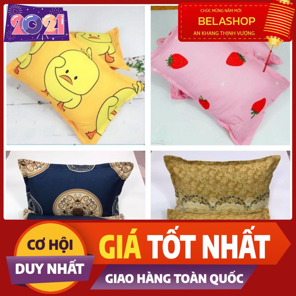 [Free ship-SALE LỖ]Vỏ Gối Nằm,Áo Gối Nằm Vải Poly Hàn,Giá Rẻ Nhất HCM,BELASHOP2083