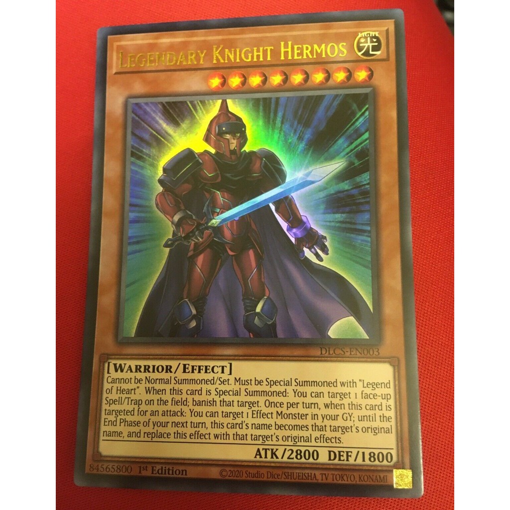 Bài Yugioh - Combo Timaeus The Knight Of Destiny (Ultra Rare) + Legendary Knight Timaeus Hermos Critias (Ultra Rare)