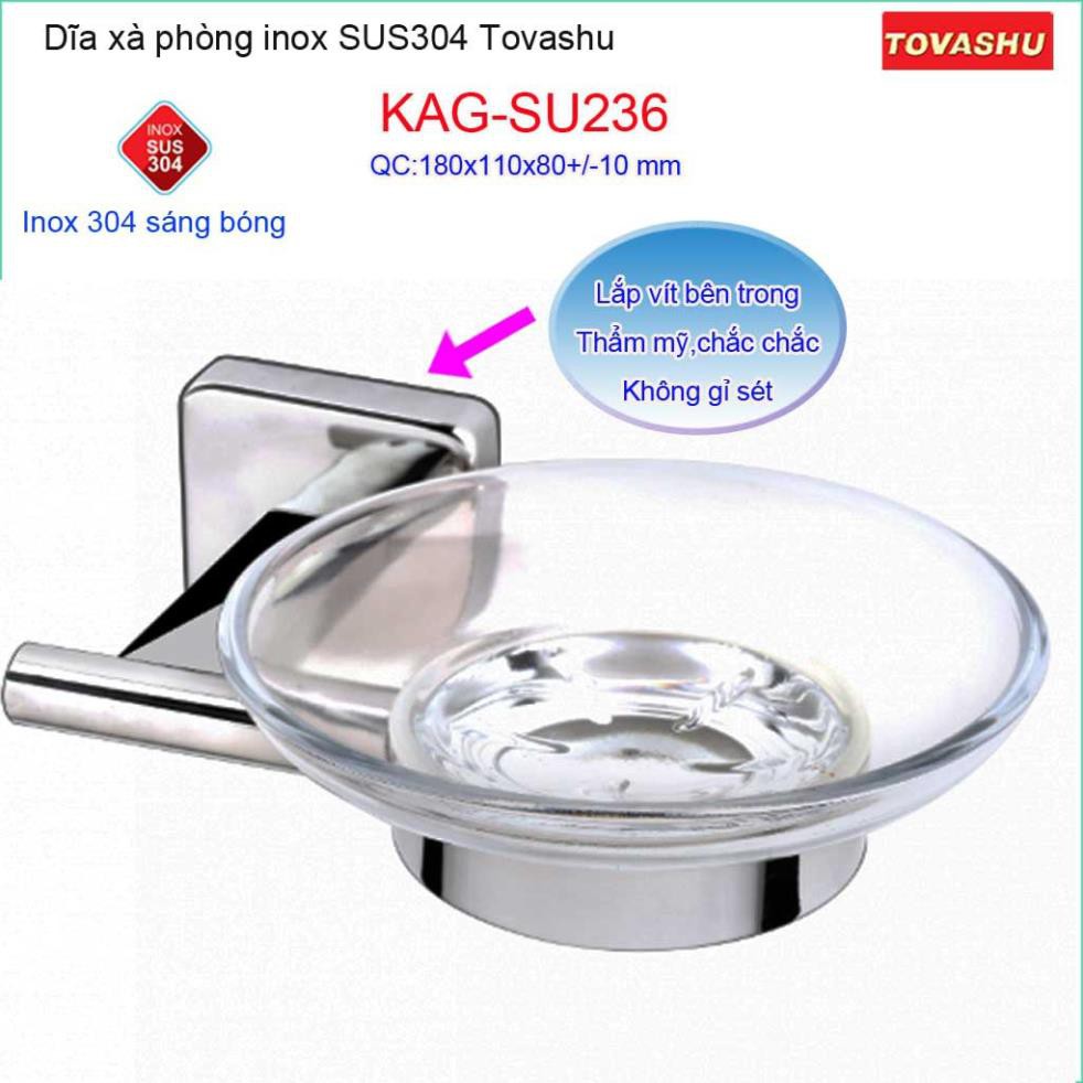 Dĩa đựng xà phòng, giá để xà bông, kệ xà bông Tovashu KAG-304SU236