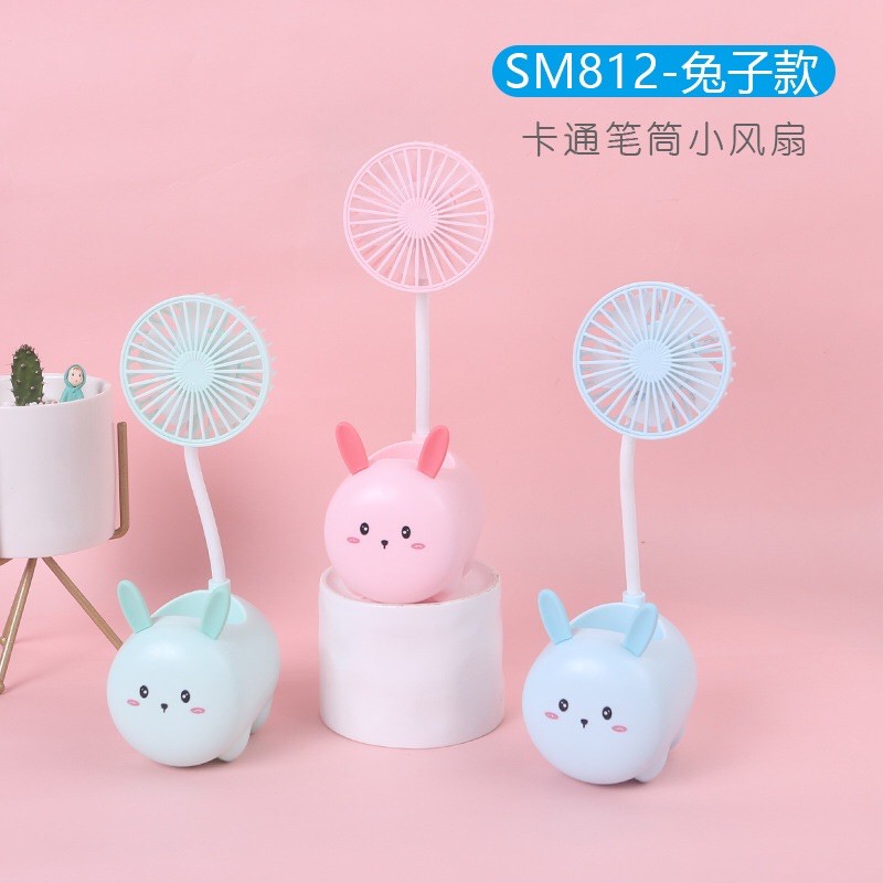 Quạt Mini Tích Điện Để Bàn Tiện Lợi Pin Khoẻ, Quạt Mạnh Hình Thú Dễ Thương | BigBuy360 - bigbuy360.vn