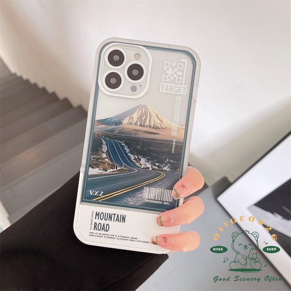 Ốp Điện Thoại TPU In Hình Phong Cảnh Cho Iphone 13 12 11 Pro Max Xs Max Xr X 8 7Plus