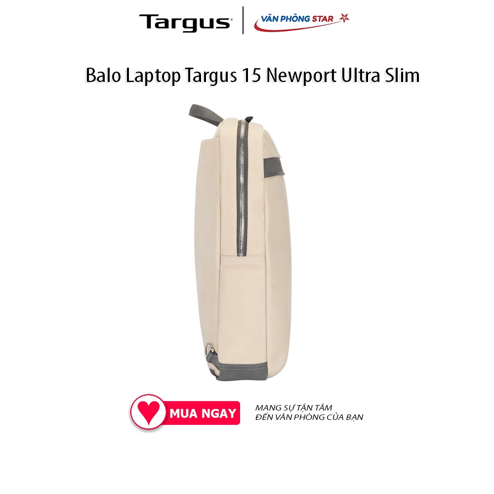 Balo Laptop 15.6 inch TARGUS Newport Ultra Slim Backpack TBB59806GL-70 chính hãng tại Vanphongstar Bảo hành 1 năm