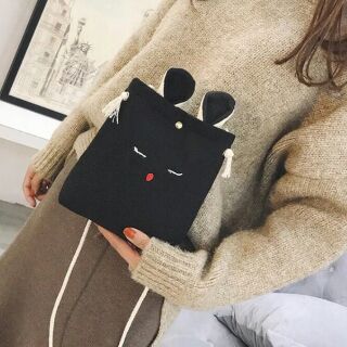 Túi đeo chéo tai thỏ