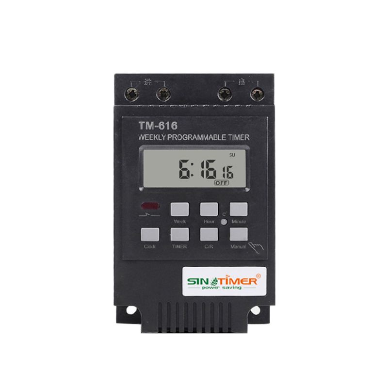 Công Tắc Hẹn Giờ Điện Tử 220V 30A 17 Thiết Bị Lập Trình 7 Ngày