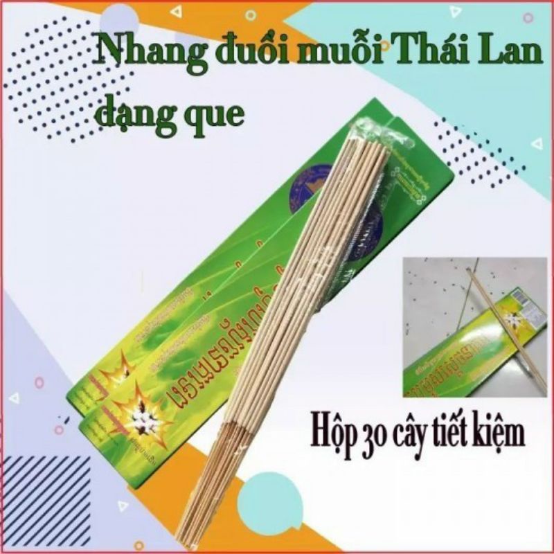 HỘP NHANG MUỖI THÁI LAN 30 CÂY,,