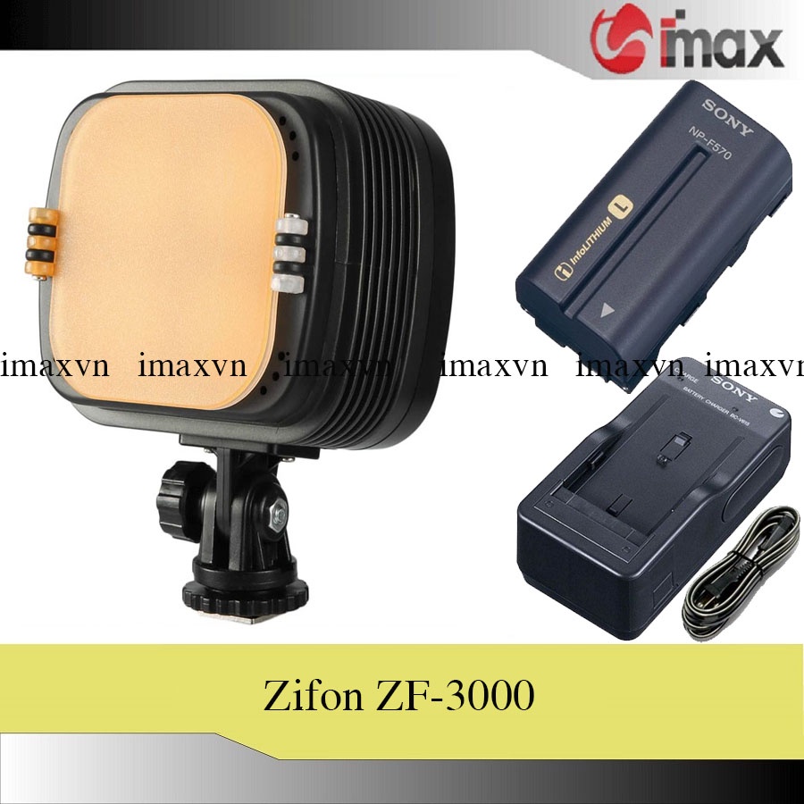 Đèn Led Video Zifon ZF-3000 Version II (New) + Bộ 01 pin và 01 sạc F570