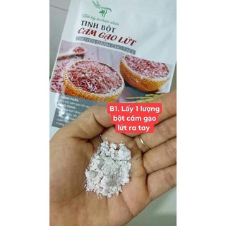 Tinh bột cám gạo lứt