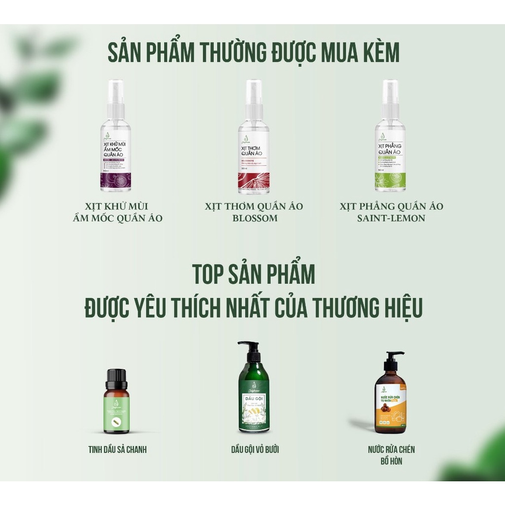 Xịt thơm quần áo hương hoa Quyến rũ Charming 20ml JULYHOUSE dành cho nữ