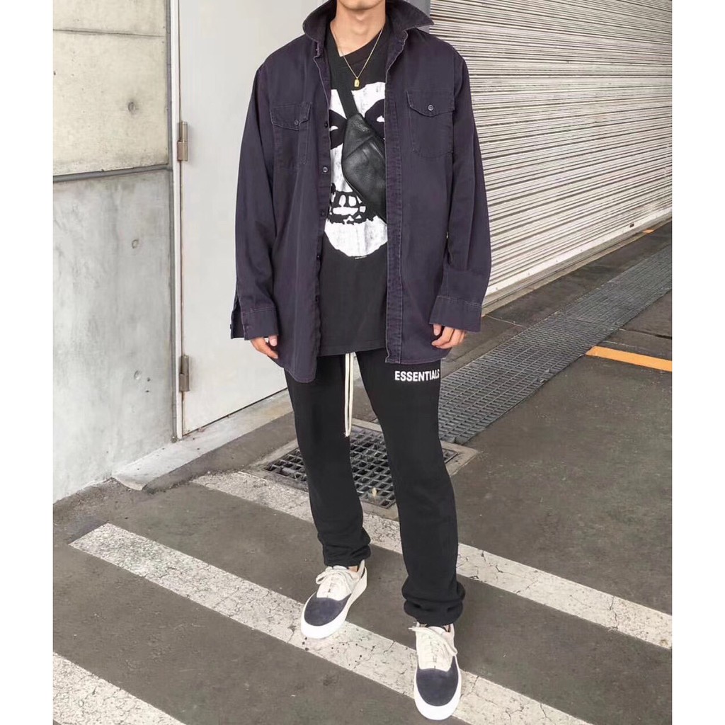 ⚡️[Mirror Quality] - Giày FOG Fear Of God 101 Low Top Vintage Black Bone Suede, Giày FOG mirror quality