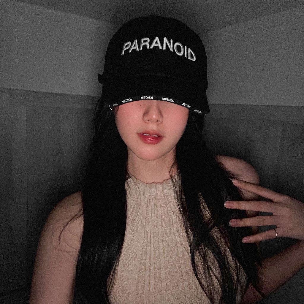 MEDISN - Nón lưỡi trai PARANOID CAP/ BLACK