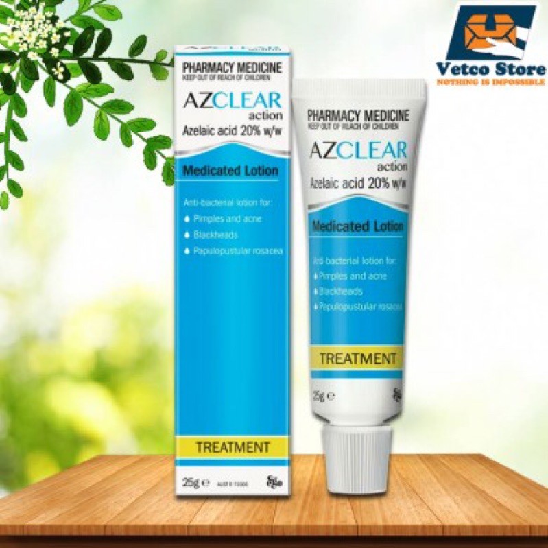 Kem Mụn Azclear Medicated Lotion 25g Úc