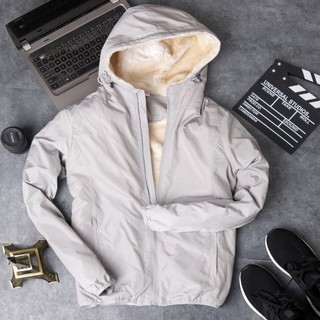 Áo Lông Cừu 🎁FREESHIP🎁Giảm 20k nhập mã [TRUNSB342] Áo gió lông cừu chống nước siêu ấm