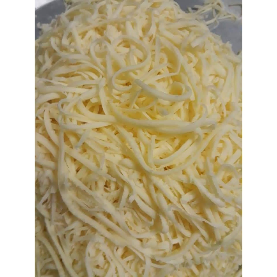 Phô mai Balan Mozzarella bào sợi 1kg dùng làm pizza, bánh bao, mỳ ý