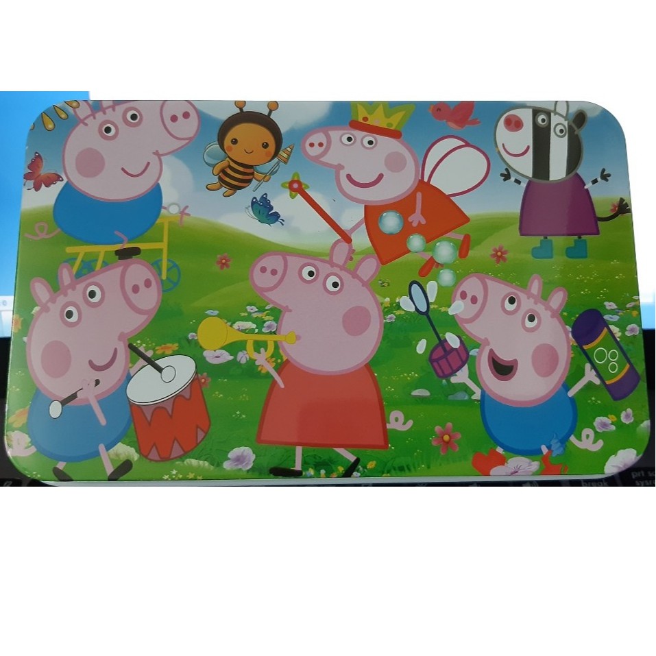 Xếp Hình 200 Mảnh Hộp Sắt - Peppa Pig