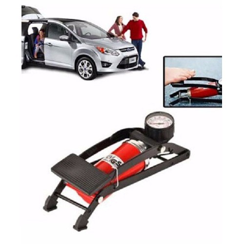 Bơm Hơi Áp Suất Cao đạp chân mini đa năng cho ô tô, xe máy, xe đạp,bể bơi, bóng,....