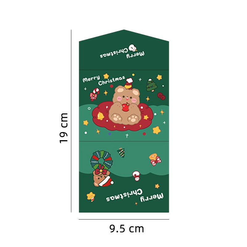 6 Thiệp Mời Họa Tiết Hoạt Hình Giáng Sinh