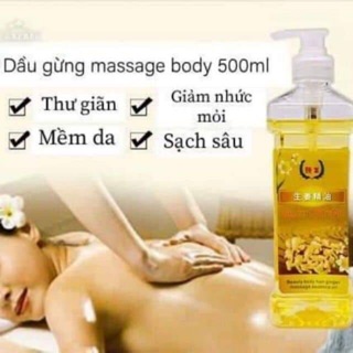 TINH DẦU GỪNG MASSAGE BODY
