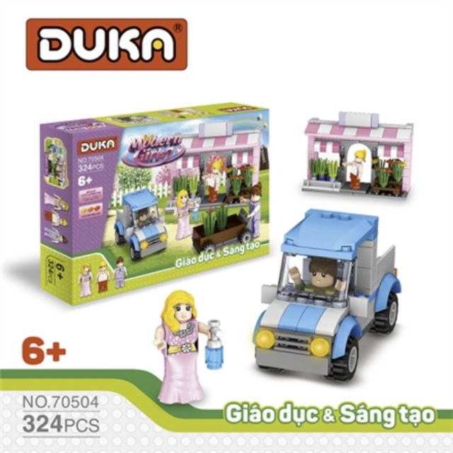 Đồ chơi xếp hình những cô gái hiện đại - Duka ( 324 chi tiết)