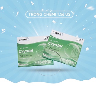 Tròng Kính Mắt CRYSTAL BY CHEMI U2 Hàn Quốc chiết suất 1.56 SP