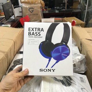 Tai nghe Sony MDR-XB450AP + bộ chuyển dùng máy tính