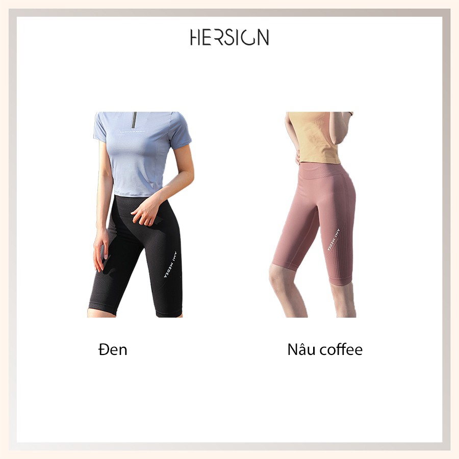 QUẦN NGỐ NỮ DỆT KIM CAO CẤP - QUẦN TẬP GYM ĐỊNH HÌNH EO CHO NỮ HERSIGN