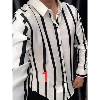 Áo sơ mi sọc đứng
