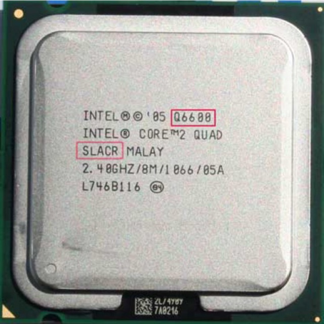 CPU intel-Q6600 (tặng keo tản nhiệt )