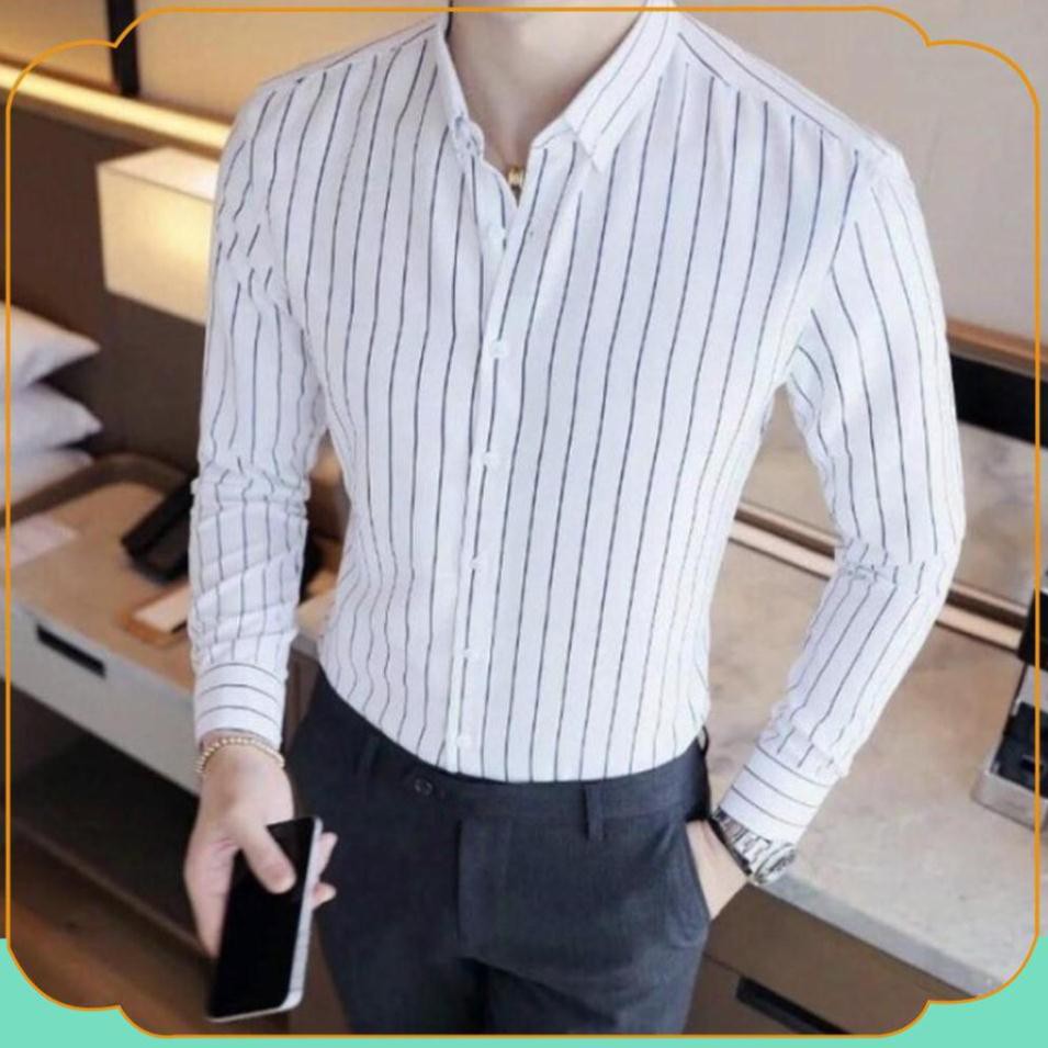 Áo sơ mi - Áo sơ mi nam cao cấp - dáng slimfit cực đẹp, chất vải lụa mềm mịn, thoáng mát, tôn dáng người mặc | BigBuy360 - bigbuy360.vn