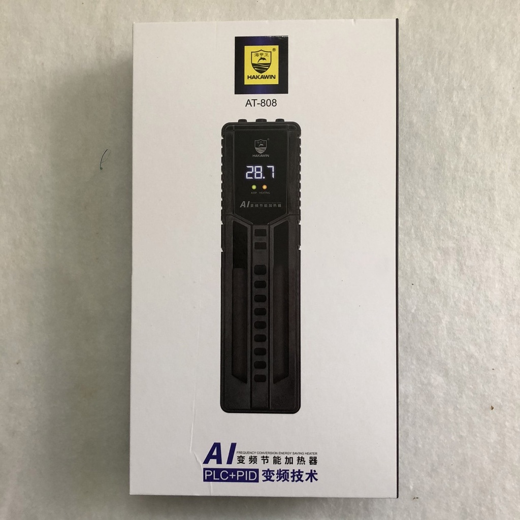 Máy sưởi Hakawin AT 808 – 800W, 1000W phù hợp cho cả bể cá nước ngọt và nước mặn MSAT