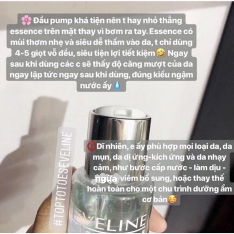 Essence Eveline Hyaluron Clinic B5 & tinh chất rau má Centella làm dịu, dưỡng ẩm, phục hồi da | BigBuy360 - bigbuy360.vn