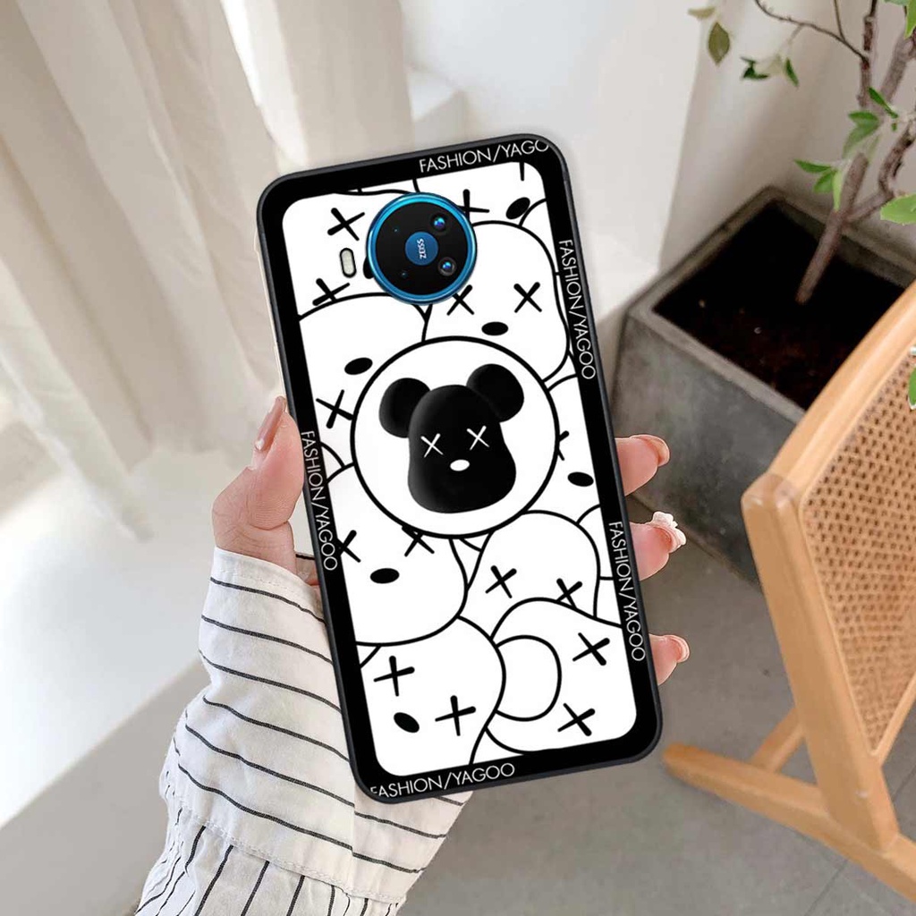 Ốp điện thoại Nokia 8.3 hình gấu gloomy, fashion yagoo vỏ case rẻ bền đẹp