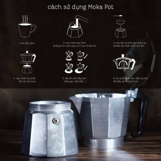 Ấm pha CAFE siêu tốc MOKA POT 300ml