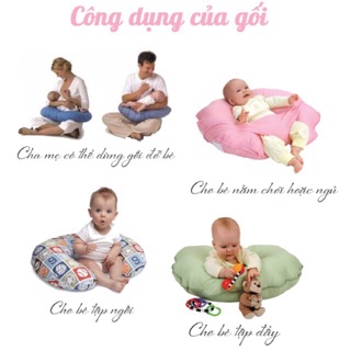 Gối đa năng chữ C chống ọc sữa cho bé(lẻ=sỉ)