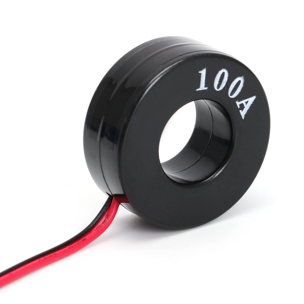 Ampe kế kỹ thuật số 22mm AC 220V 0-100A hiện thị dòng điền xoay chiều