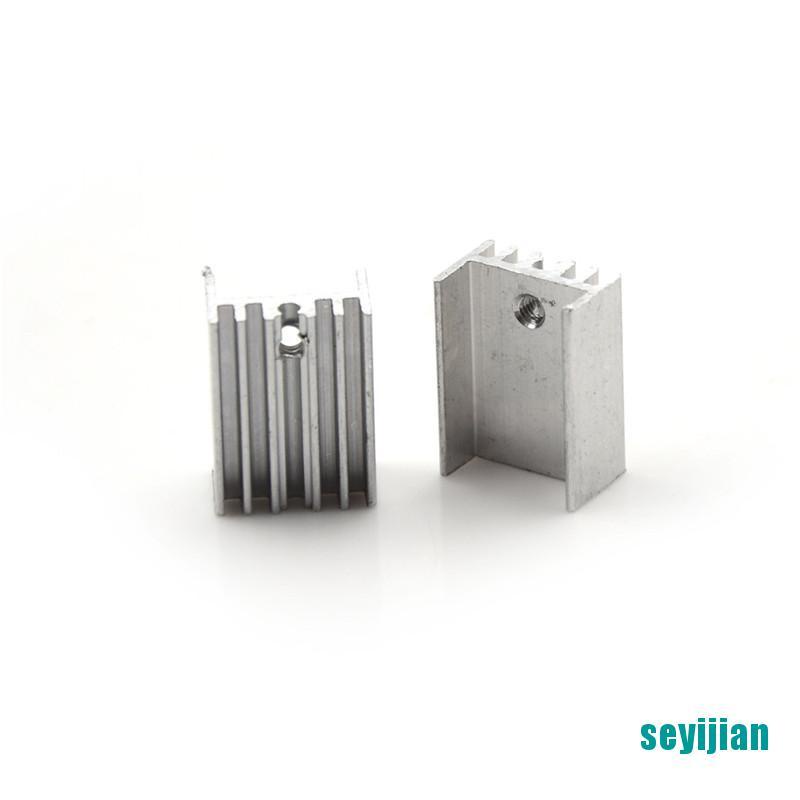 Set 10 Bộ Tản Nhiệt Bằng Nhôm Kích Thước 20x15x10mm Chuyên Dụng Cho TO-220