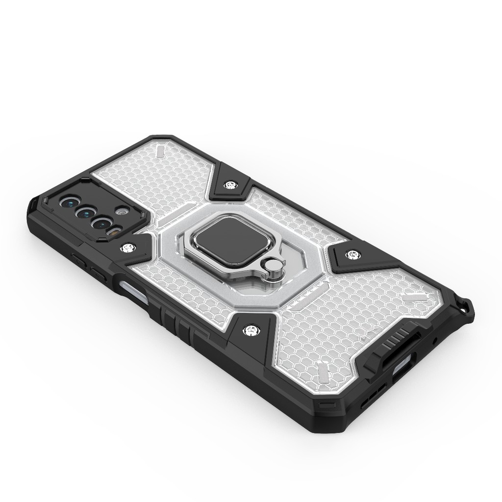 Ốp lưng Redmi 9T / Note 9 4G vân tổ Ong Iring không gian mới chống sốc giá đỡ xem phim