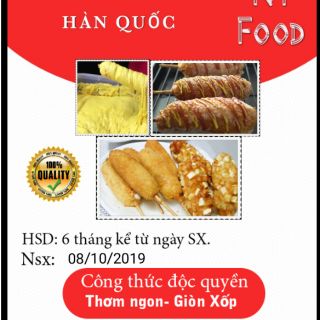 BỘT BÁNH HOT DOG HÀN QUỐC (bao 5kg )