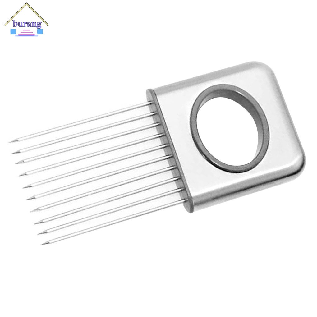 Nĩa cắt lát củ quả hành tây bằng thép không gỉ tiện lợi