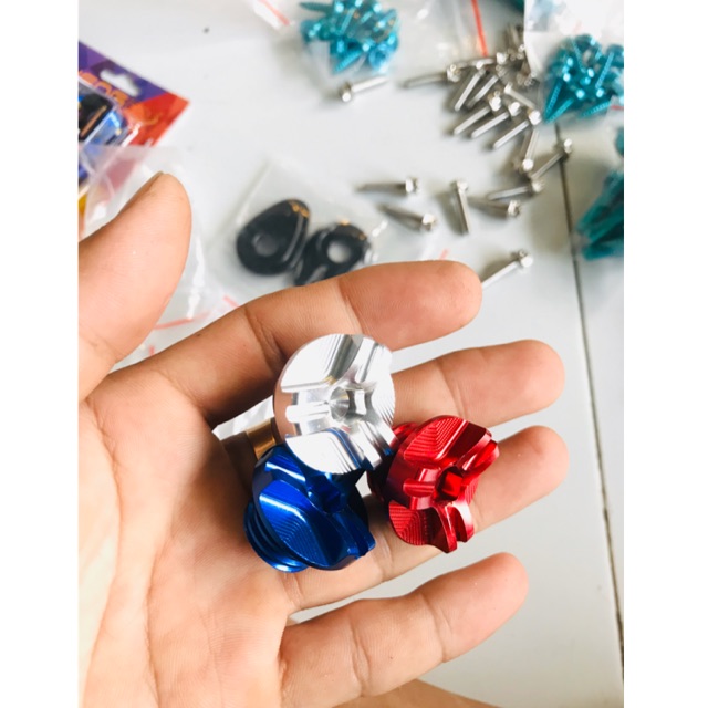 HP65 NẮP NHỚT NHÔM CNC CHO XE YAMAHA HONDA