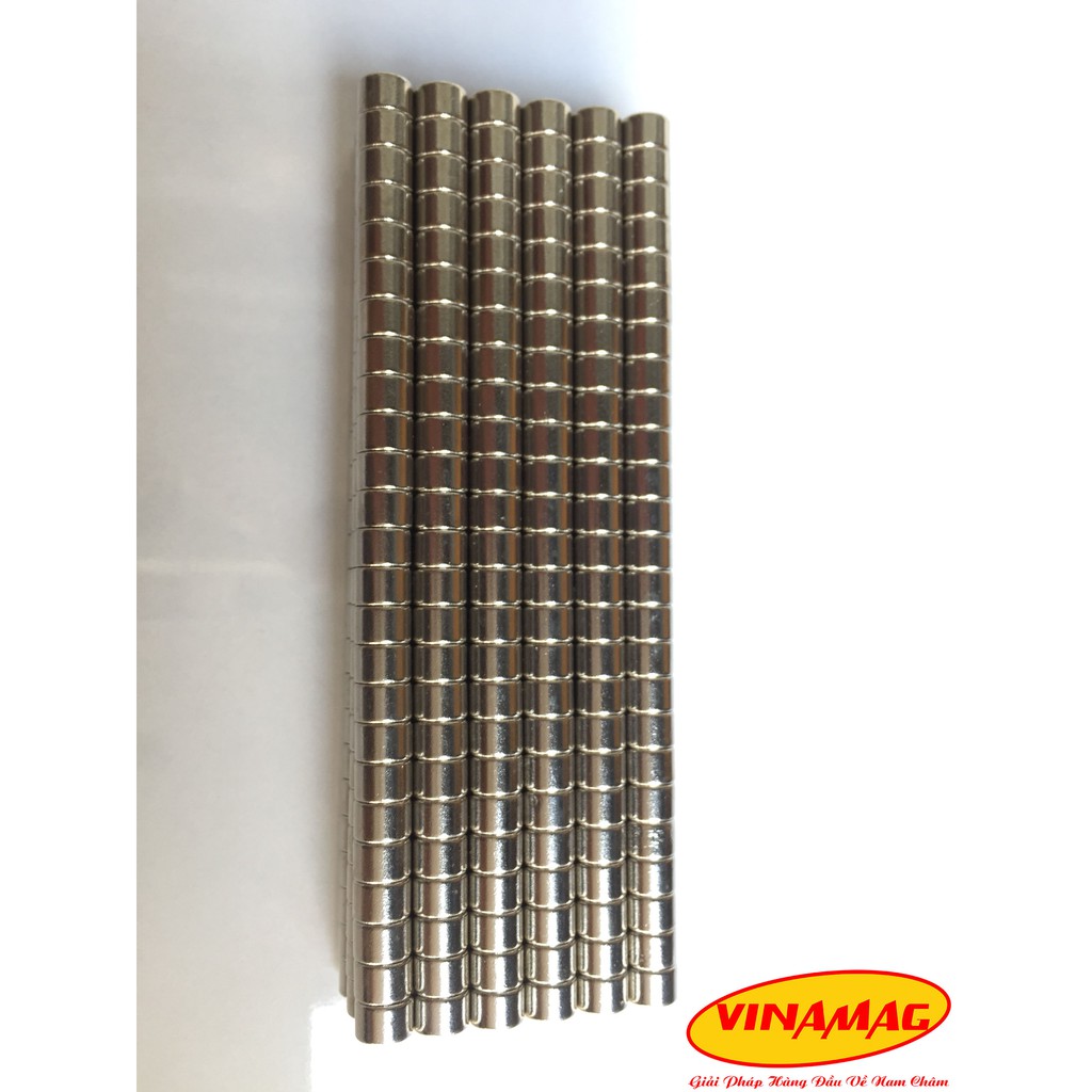 Combo 100 Viên Nam Châm Trắng 3x3mm , Nam Châm Đất Hiếm NdFeB