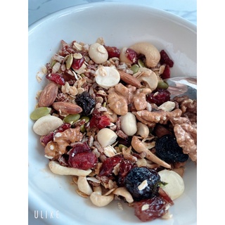 500g granola siêu hạt loại đặc biệt (có nhân mắc ca - cam kết ngon ko hôi dầu)