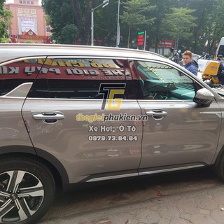 Bộ ốp tay nắm, ốp hõm cửa xe Kia Sorento 2021 mạ Crom