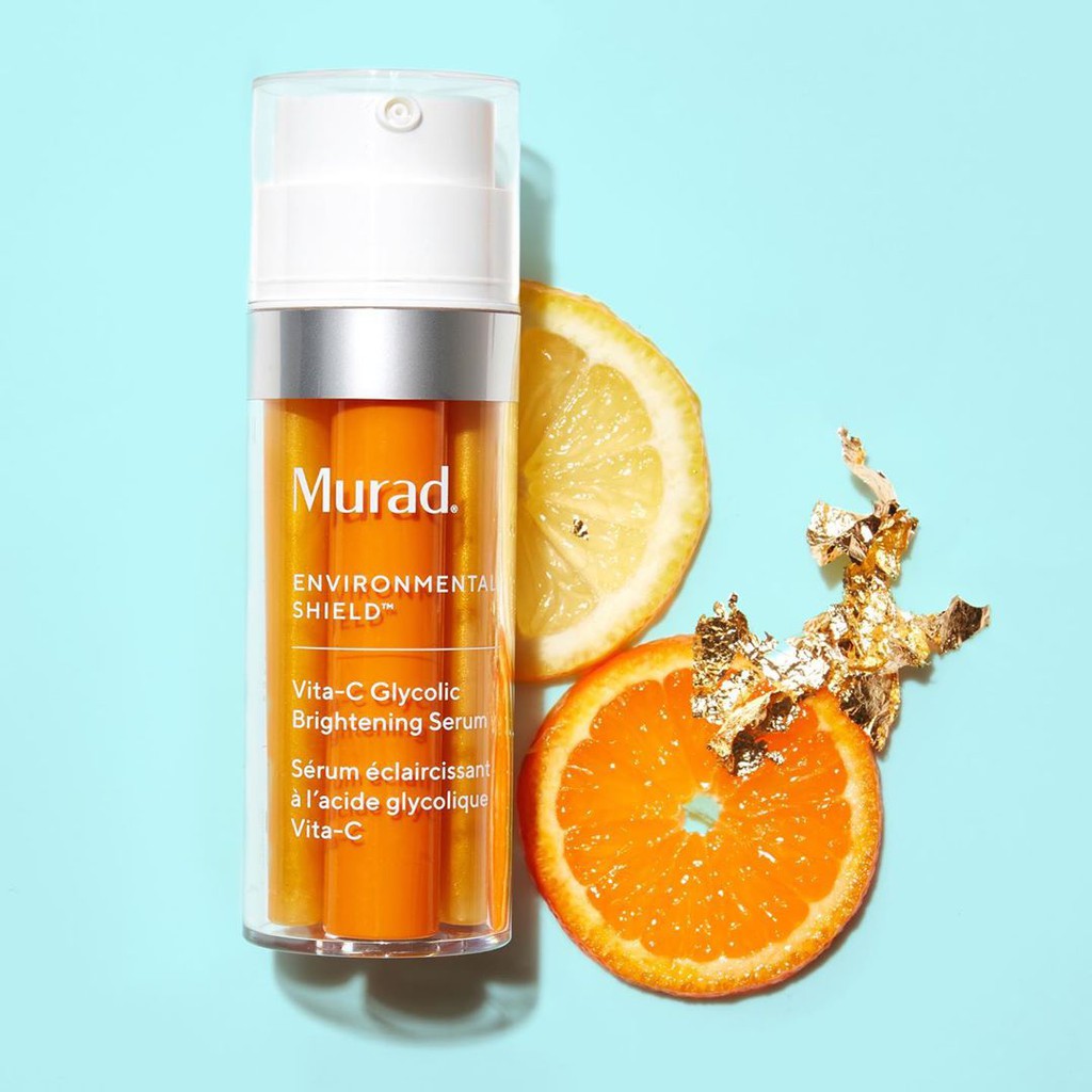 Serum làm sáng da Murad Vita-C Glycolic Brightening 30ml TẶNG City Skin Age SPF 50 PA++++ 50ml