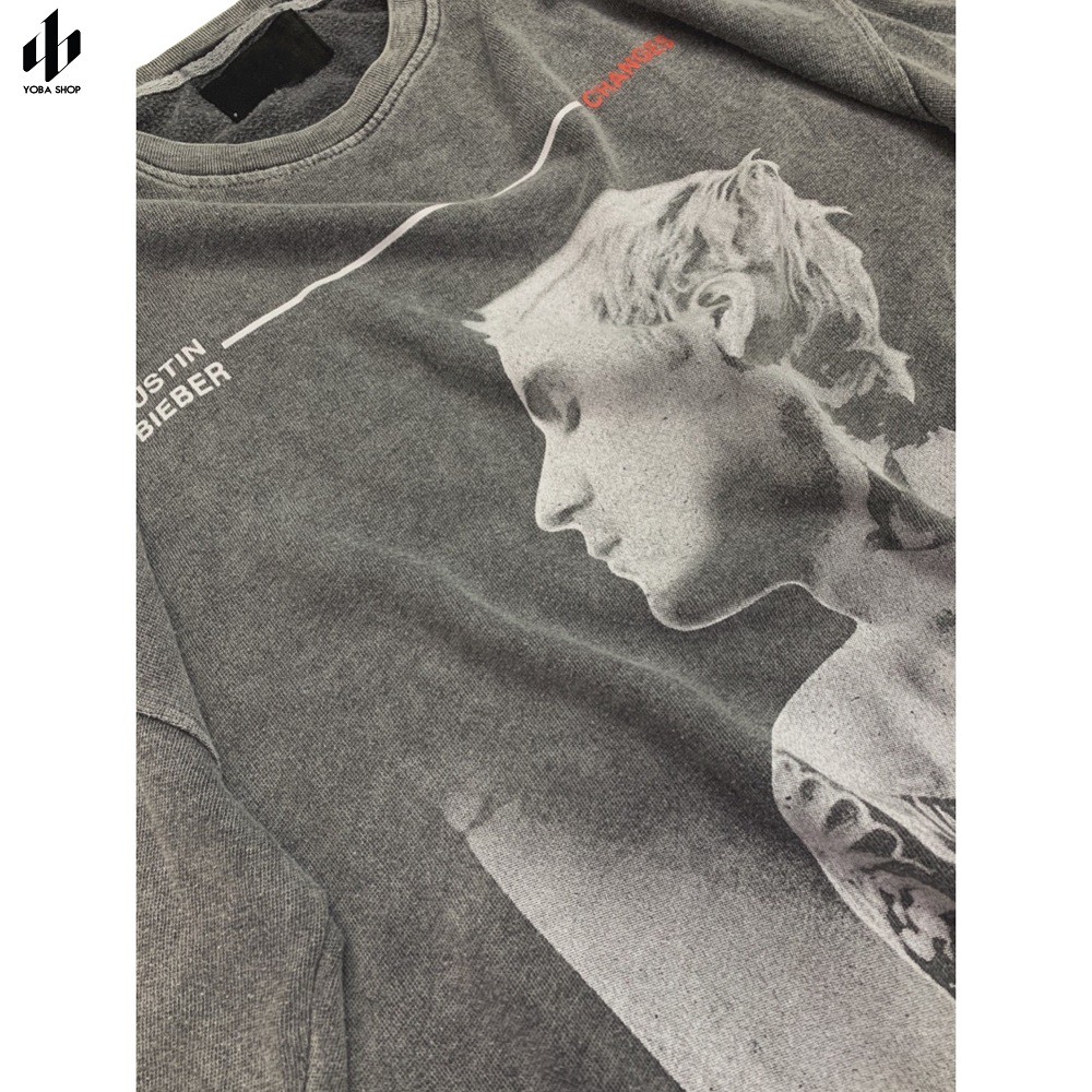 ÁO THUN TAY LỠ WASH XÁM IN HÌNH JB SIÊU ĐẸP (ảnh thật 100%) | BigBuy360 - bigbuy360.vn