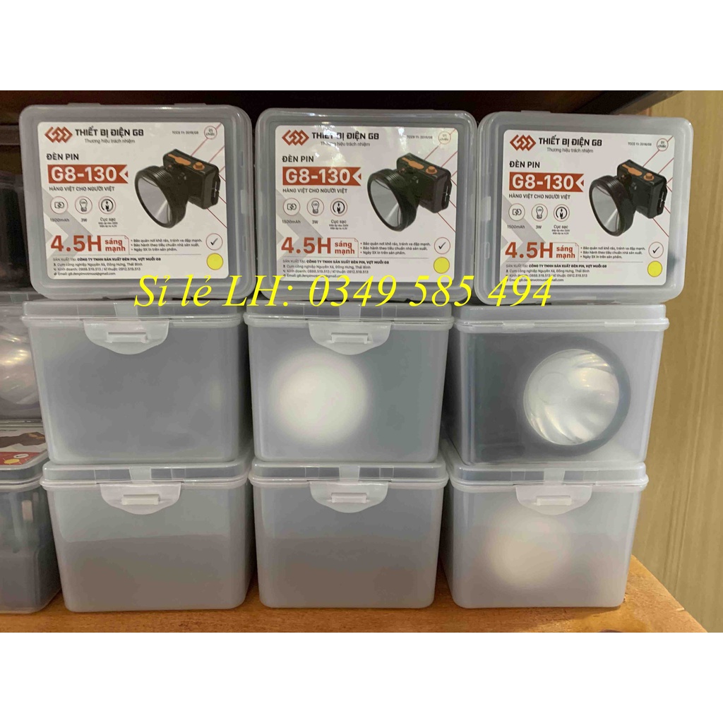 Đèn pin đội đầu chống nước G8-130 -