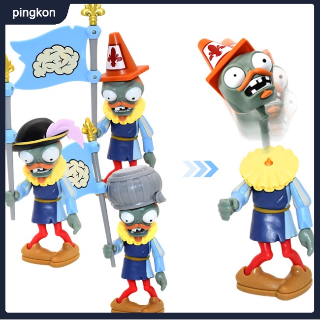 Đồ Chơi Mô Hình Nhân Vật Plants V.S.S Đồ Chơi Hình Zombie Bằng Nhựa Cho Trẻ Em