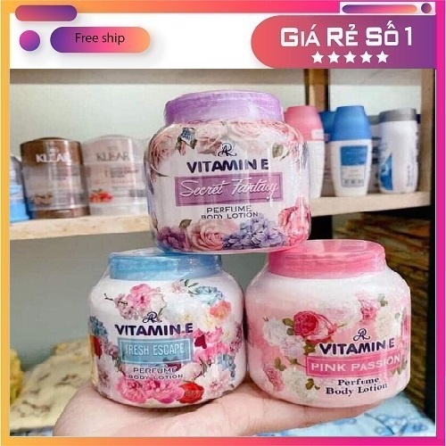 🍀🔥⭐FREE SHIP - HÀNG NỘI ĐỊA THÁI💥💥🌸KEM DƯỠNG THỂ TRẮNG DA - HƯƠNG NƯỚC HOA TOÀN THÂN AR Vitamin E PERFUME Body Lotion