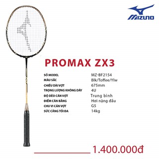 VỢT CẦU LÔNG MIZUNO PROMAX ZX3